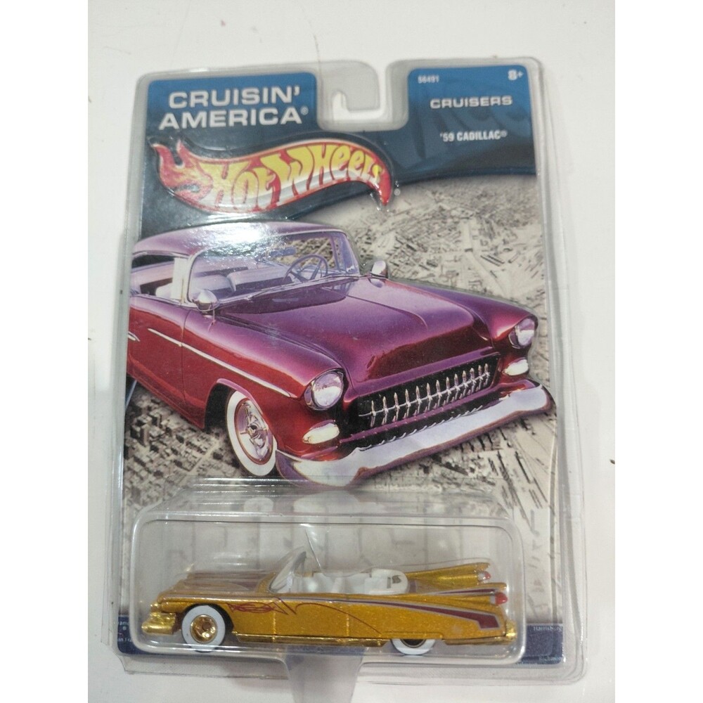NIP Hot Wheels Cruisin' America 1:64 Die Cast 1959 Cadillac Eldorado Convertible